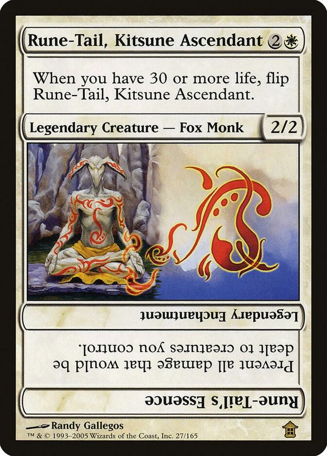 Rune-Tail, Kitsune Ascendant (27) [Saviors of Kamigawa]
