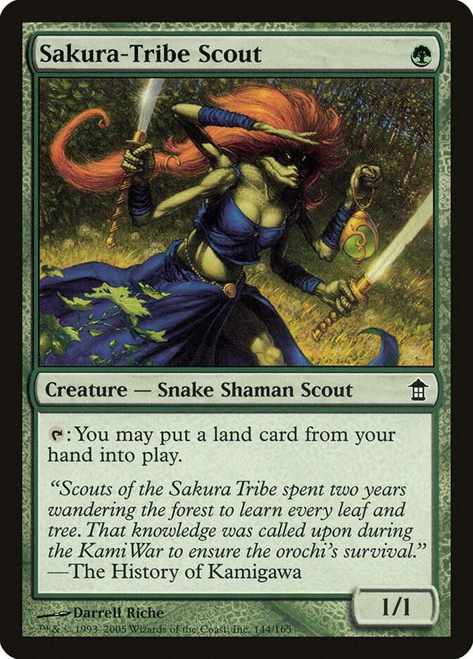 Sakura-Tribe Scout (144) [Saviors of Kamigawa]
