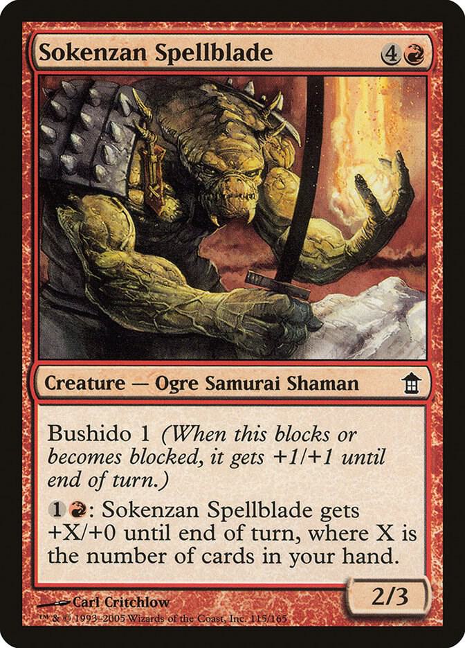 Sokenzan Spellblade (115) [Saviors of Kamigawa]