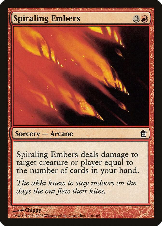 Spiraling Embers (116) [Saviors of Kamigawa]