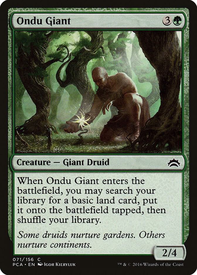 Ondu Giant (71) [Planechase Anthology]