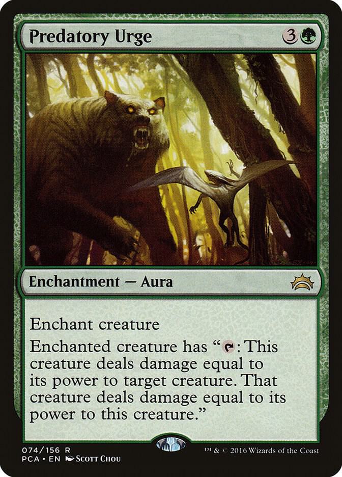 Predatory Urge (74) [Planechase Anthology]