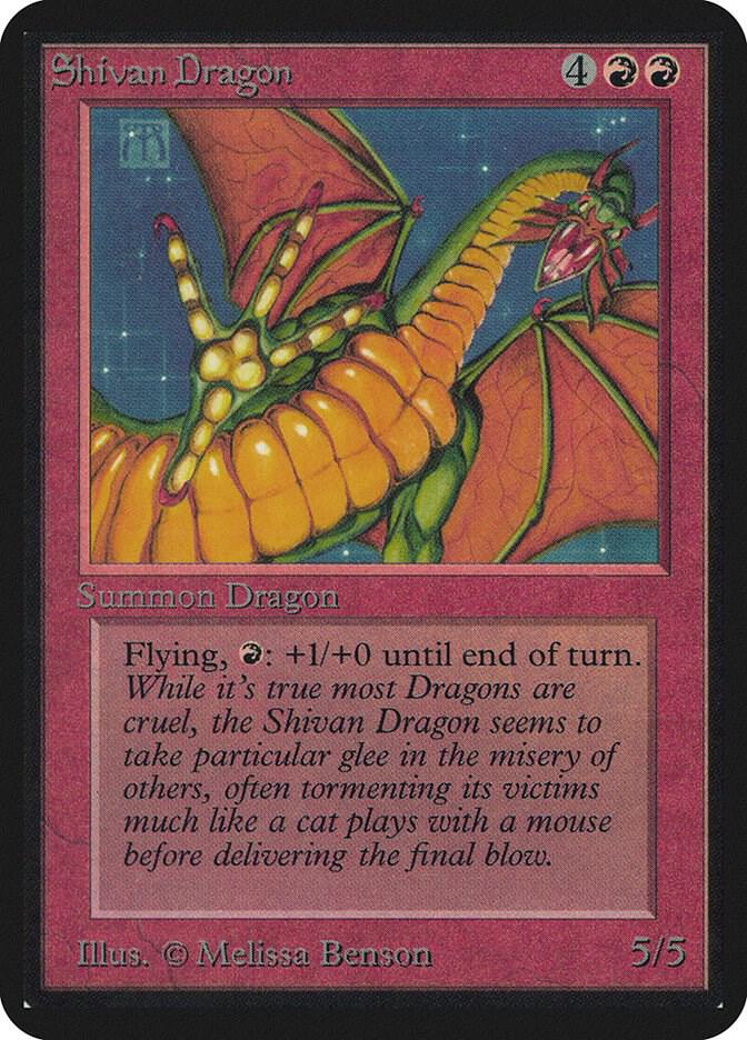 Shivan Dragon (174) [Limited Edition Alpha]