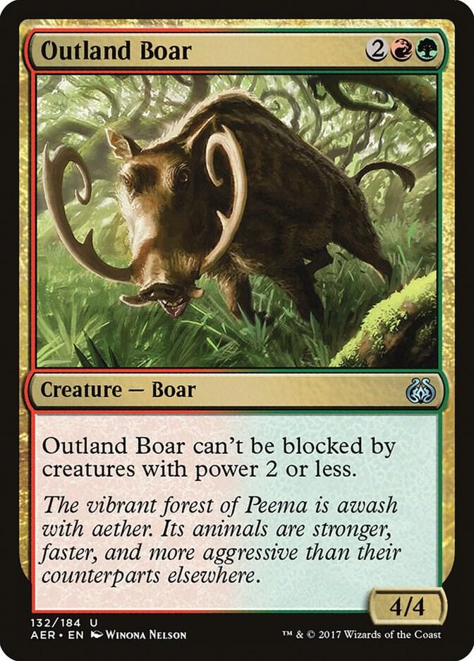 Outland Boar (132) [Aether Revolt]