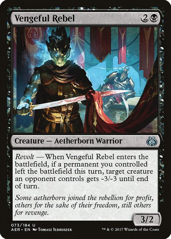 Vengeful Rebel (73) [Aether Revolt]