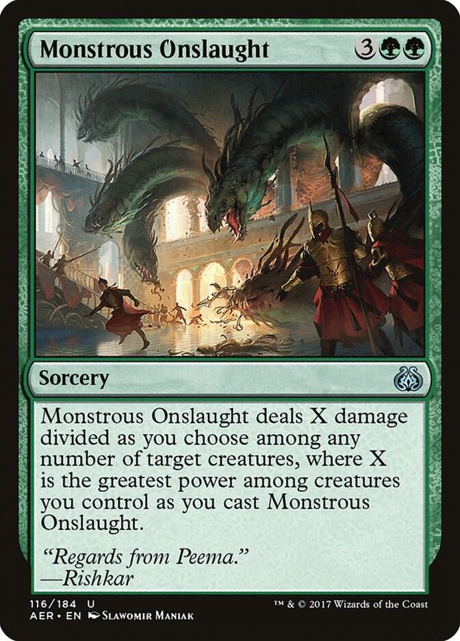 Monstrous Onslaught (116) [Aether Revolt]