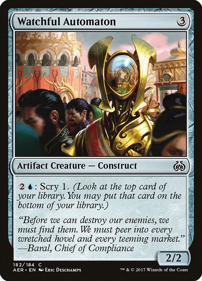 Watchful Automaton (182) [Aether Revolt]