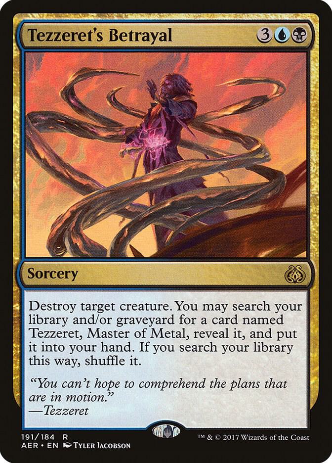 Tezzeret's Betrayal (191) [Aether Revolt]