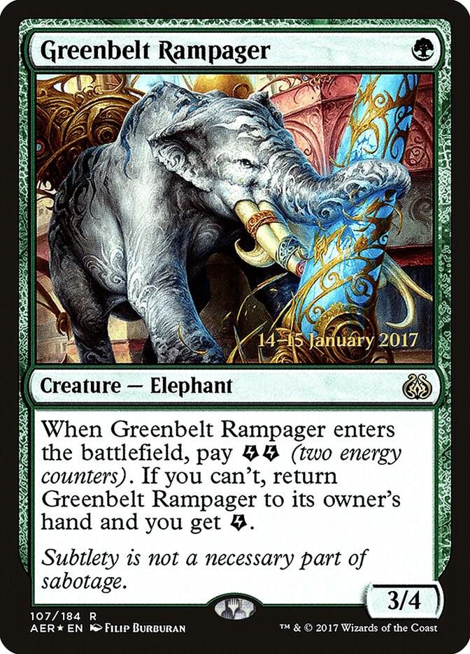 Greenbelt Rampager (107) [Prerelease Cards]