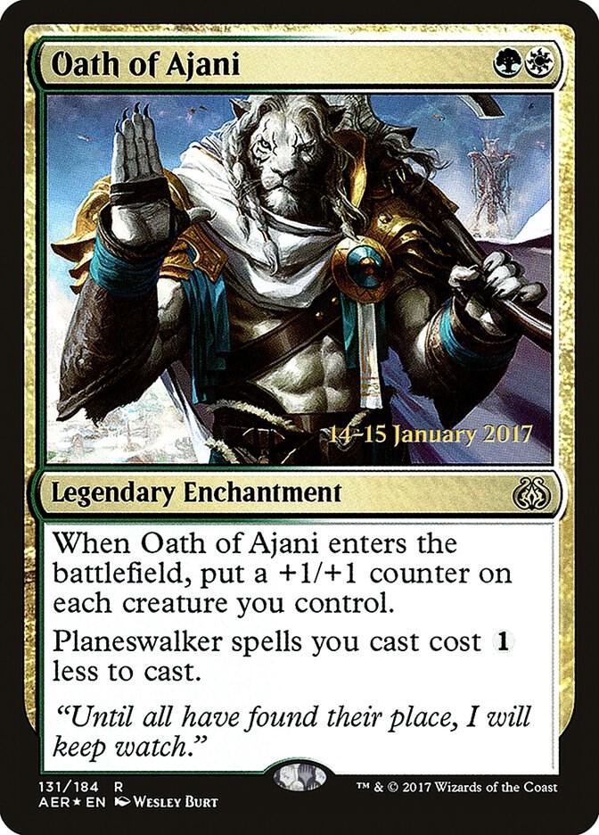 Oath of Ajani (131) [Prerelease Cards]