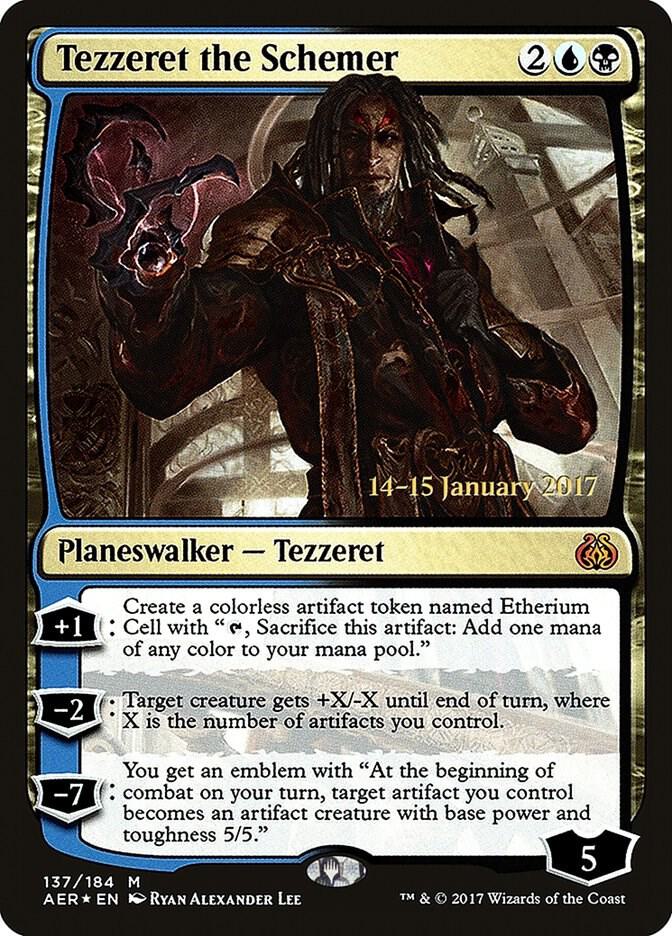 Tezzeret the Schemer (137) [Prerelease Cards]