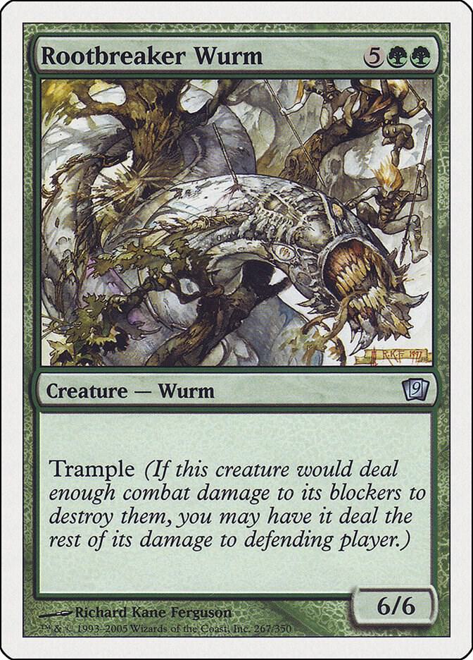 Rootbreaker Wurm (267) [Ninth Edition]
