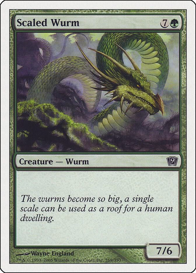 Scaled Wurm (269) [Ninth Edition]