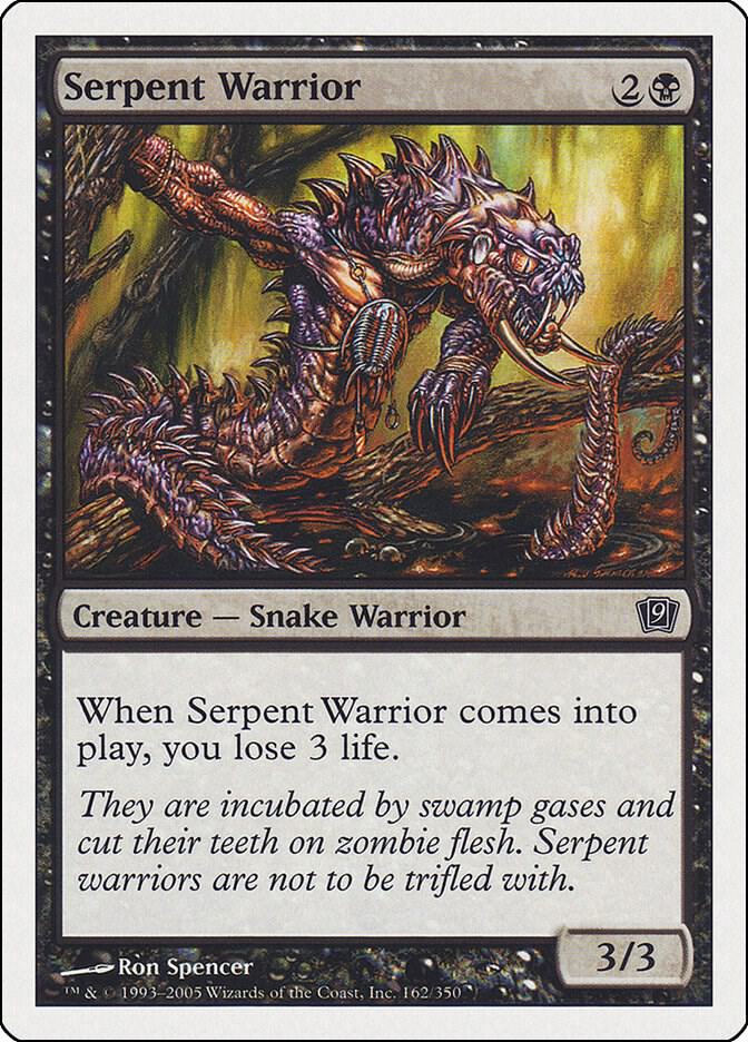 Serpent Warrior (162★) [Ninth Edition]