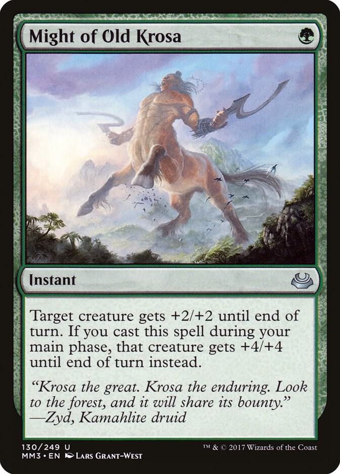 Might of Old Krosa (130) [Modern Masters 2017]