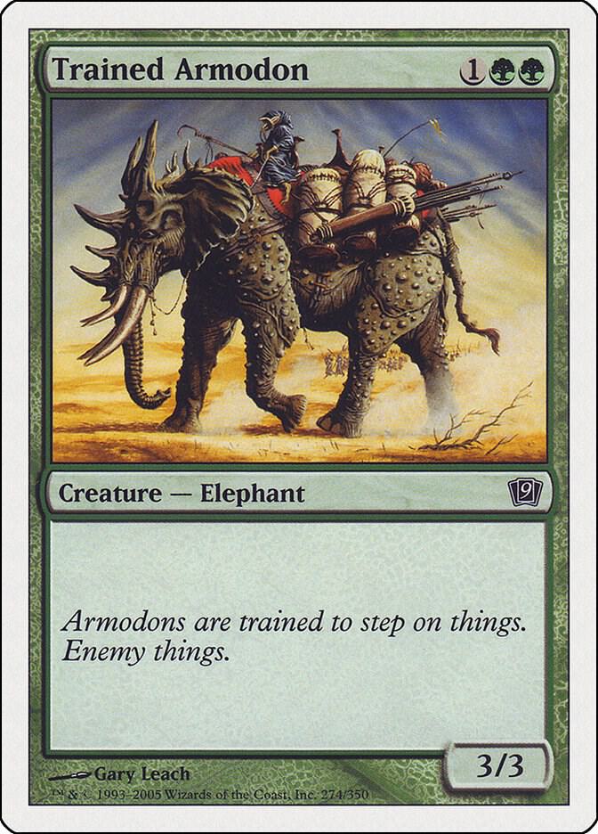 Trained Armodon (274) [Ninth Edition]