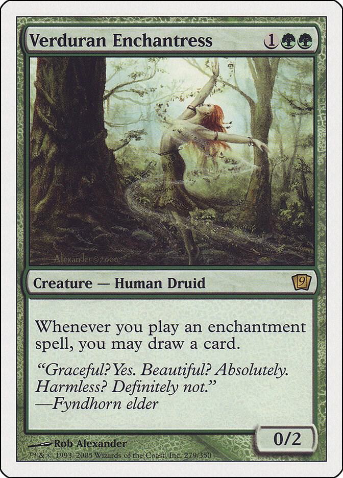 Verduran Enchantress (279) [Ninth Edition]