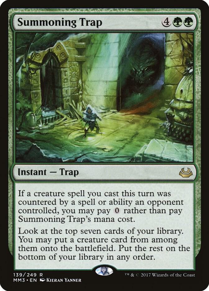 Summoning Trap (139) [Modern Masters 2017]