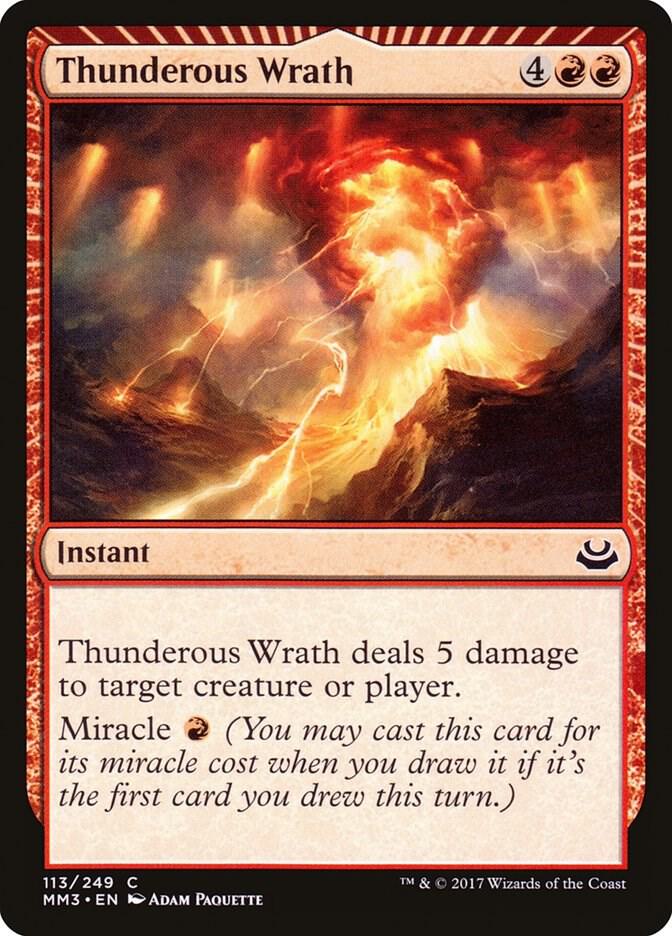 Thunderous Wrath (113) [Modern Masters 2017]