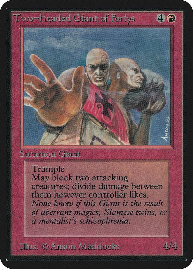 Two-Headed Giant of Foriys (179) [Limited Edition Alpha]