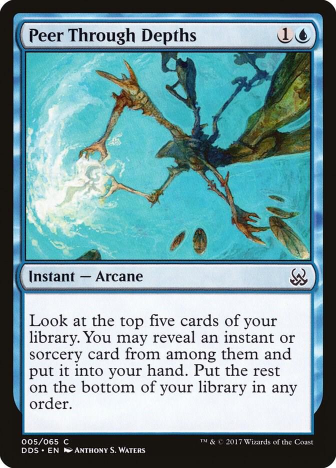 Peer Through Depths (5) [Duel Decks: Mind vs. Might]
