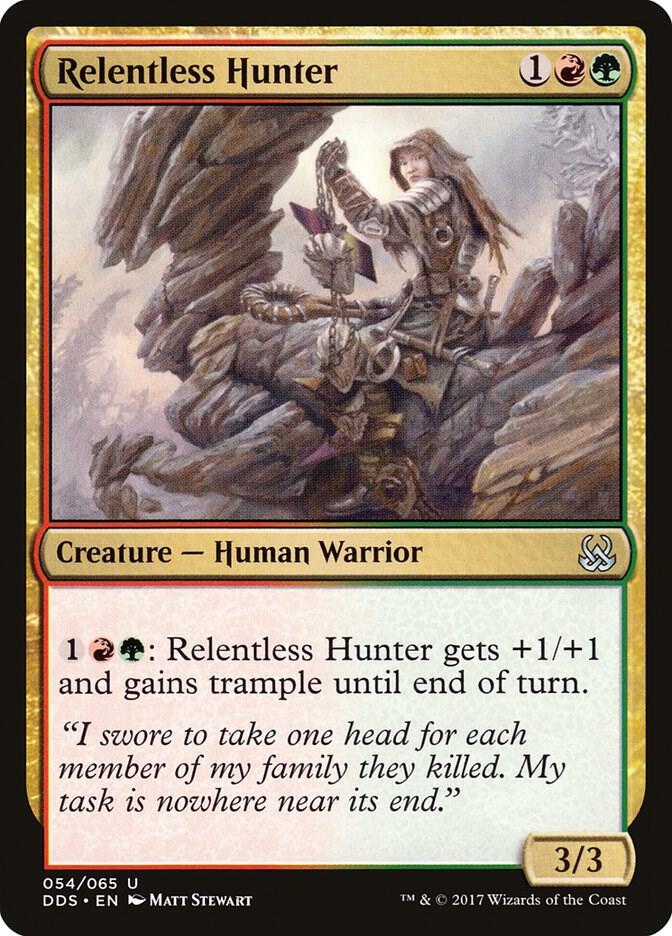 Relentless Hunter (54) [Duel Decks: Mind vs. Might]