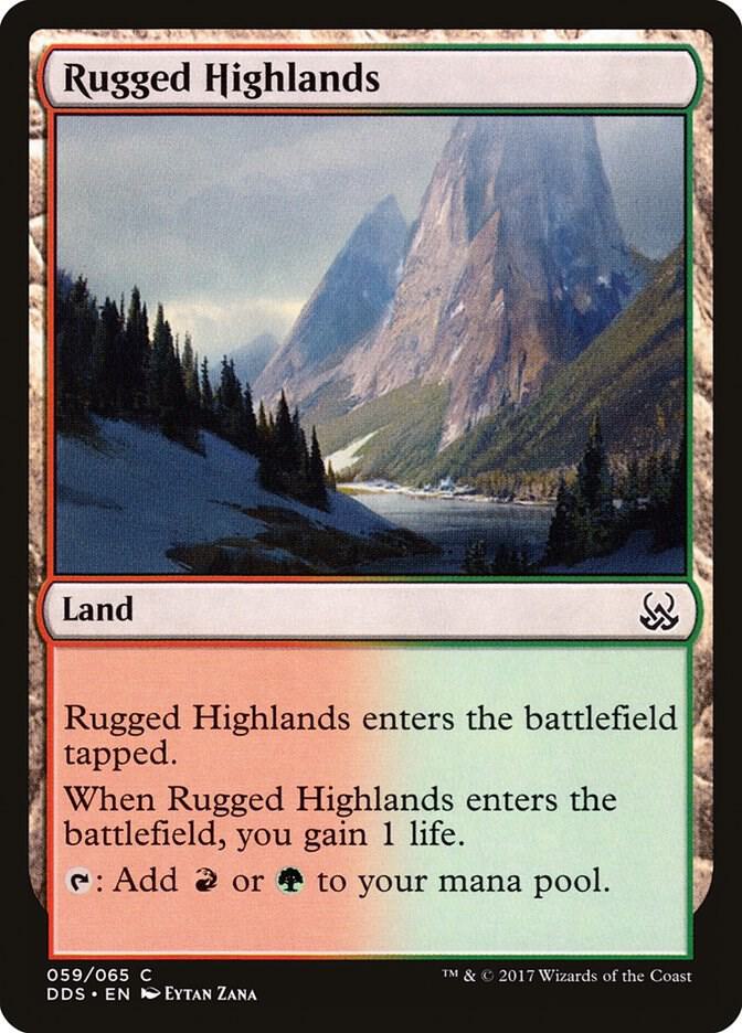 Rugged Highlands (59) [Duel Decks: Mind vs. Might]