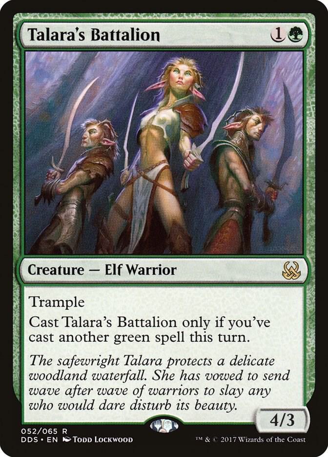 Talara's Battalion (52) [Duel Decks: Mind vs. Might]