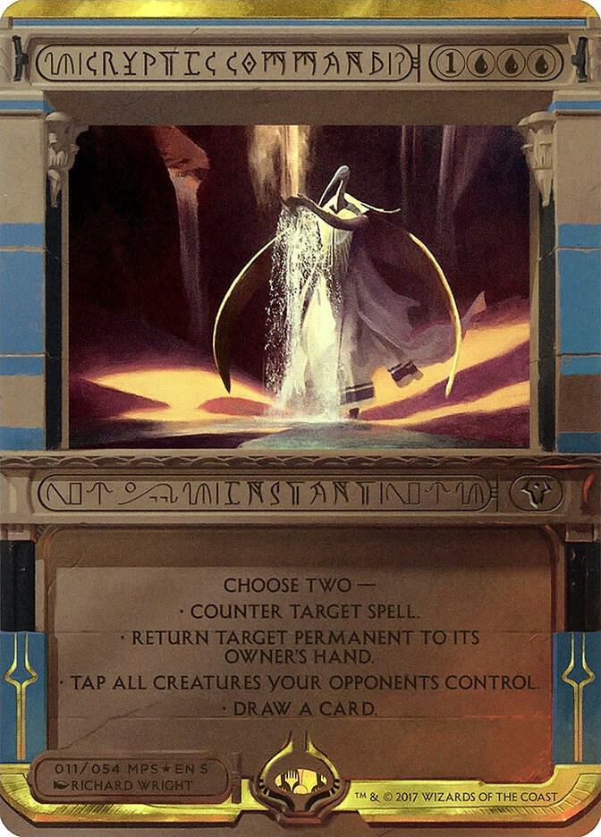 Cryptic Command (11) [Amonkhet Invocations] [Borderless]