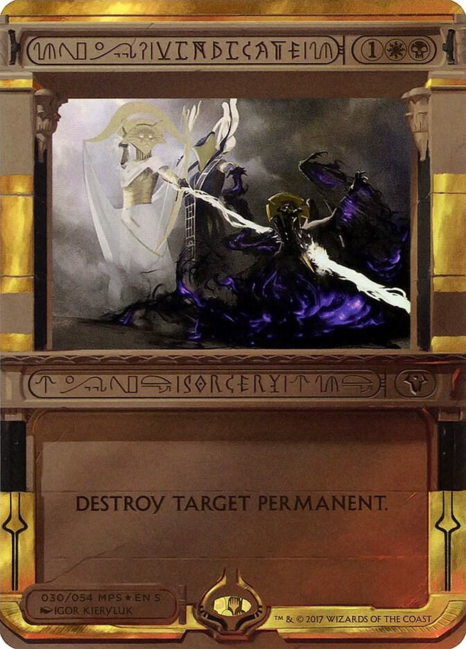 Vindicate (30) [Amonkhet Invocations] [Borderless]