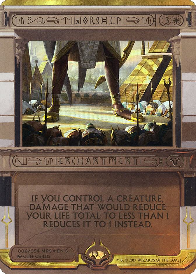 Worship (6) [Amonkhet Invocations] [Borderless]