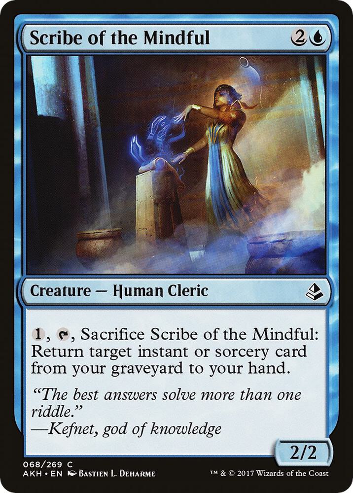 Scribe of the Mindful (68) [Amonkhet]