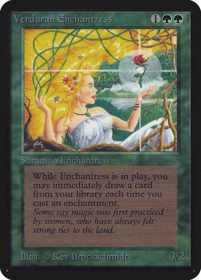 Verduran Enchantress (222) [Limited Edition Alpha]