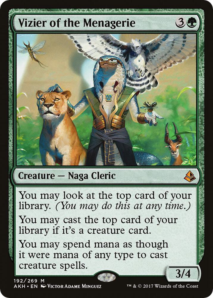 Vizier of the Menagerie (192) [Amonkhet]