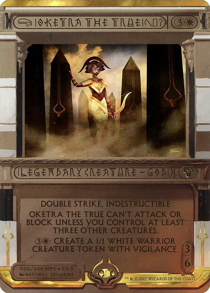 Oketra the True (5) [Amonkhet Invocations] [Borderless]