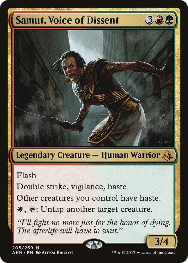Samut, Voice of Dissent (205) [Amonkhet]