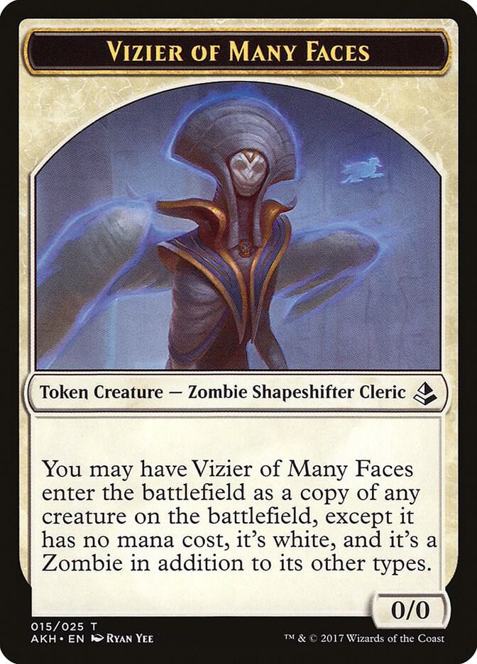 Vizier of Many Faces Token (15) [Amonkhet]