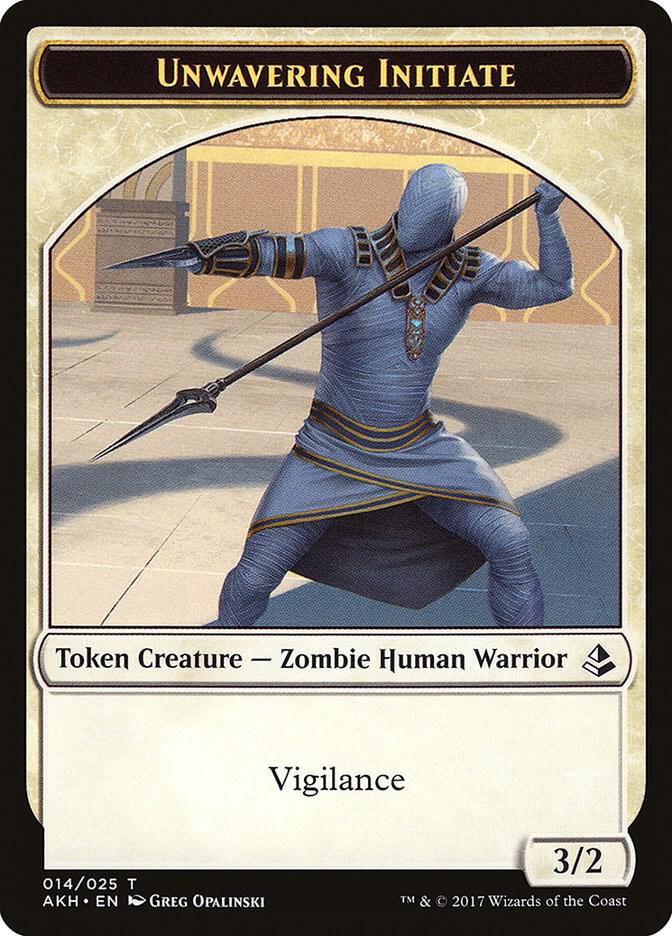 Unwavering Initiate Token (14) [Amonkhet]