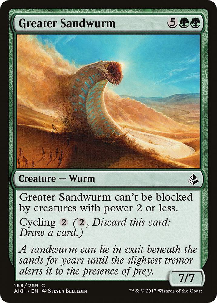 Greater Sandwurm (168) [Amonkhet]