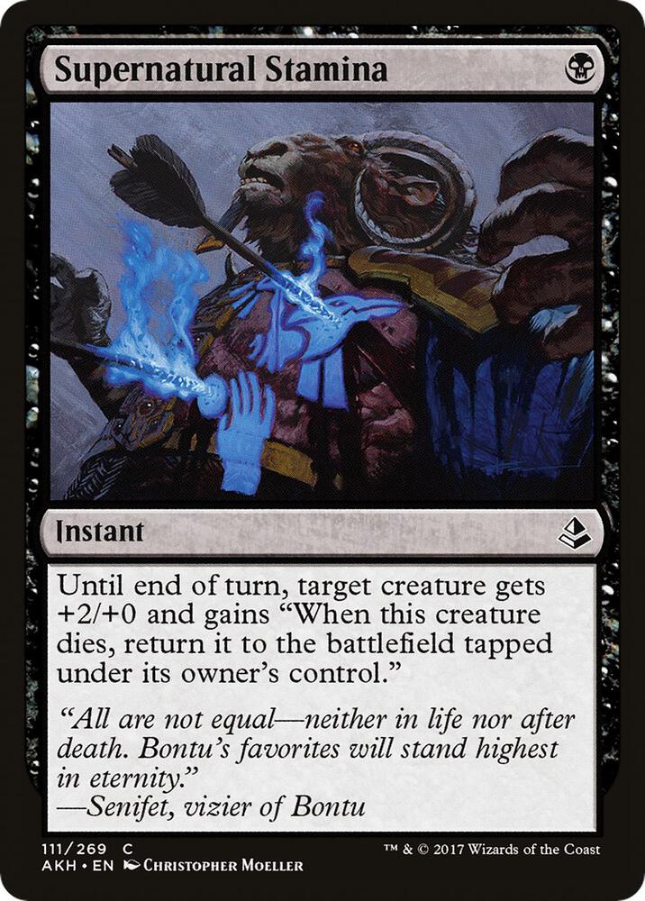 Supernatural Stamina (111) [Amonkhet]