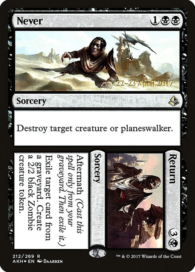 Never // Return (212) [Prerelease Cards]