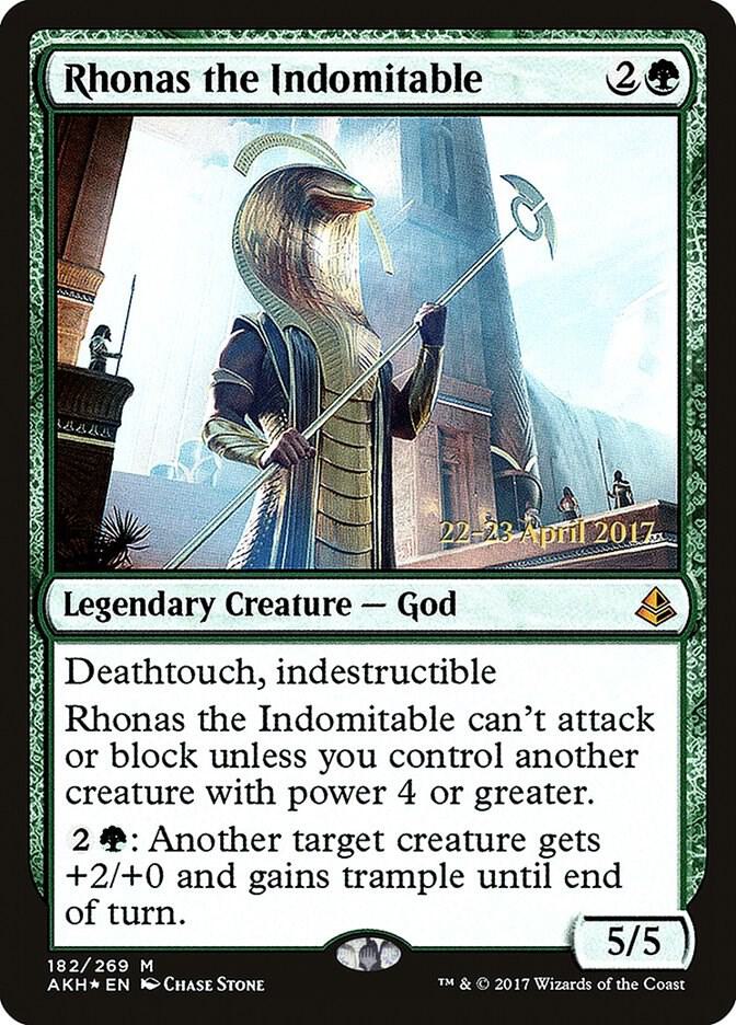 Rhonas the Indomitable (182) [Prerelease Cards]