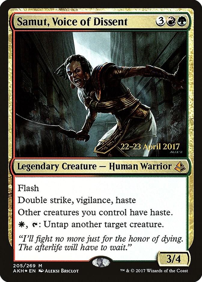 Samut, Voice of Dissent (205) [Prerelease Cards]