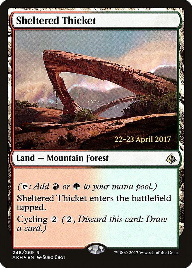Sheltered Thicket (248) [Prerelease Cards]