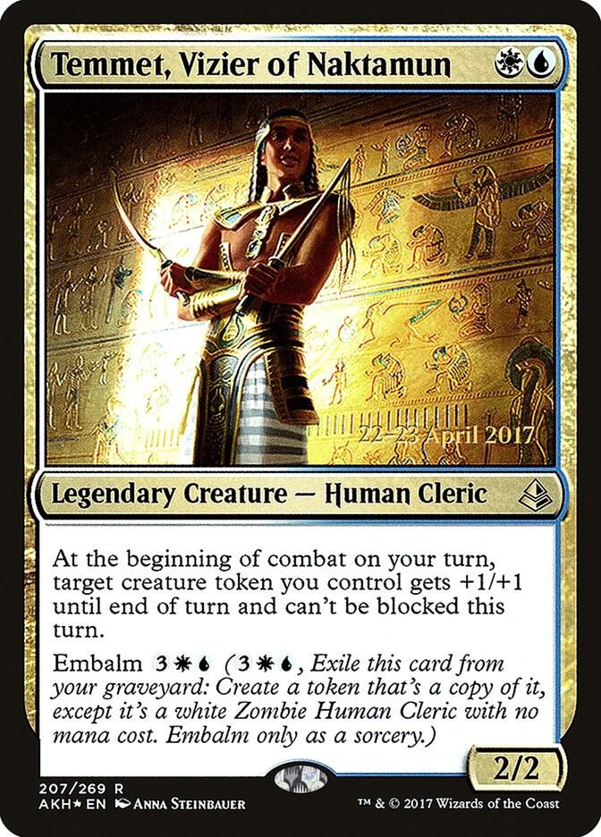 Temmet, Vizier of Naktamun (207) [Prerelease Cards]