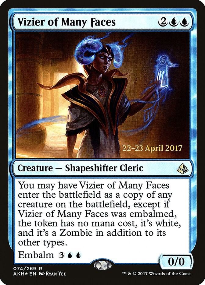 Vizier of Many Faces (74) [Prerelease Cards]