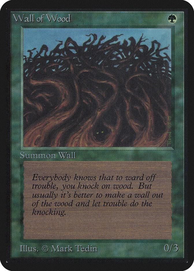 Wall of Wood (225) [Limited Edition Alpha]