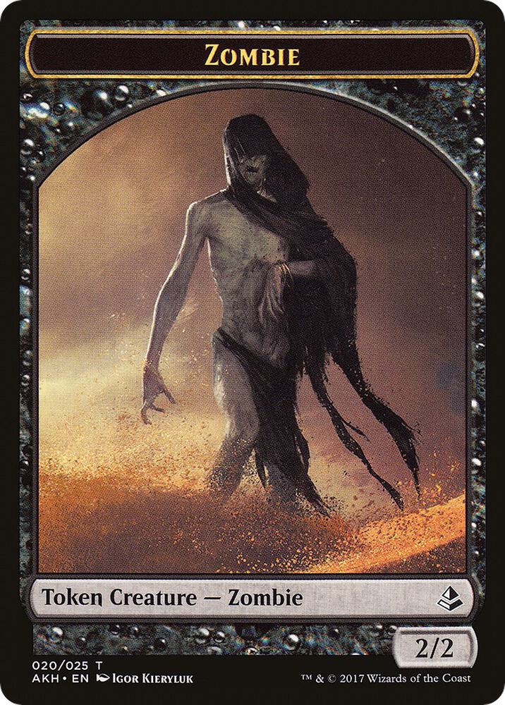 Zombie // Trueheart Duelist Token (20 // 13) [Amonkhet]