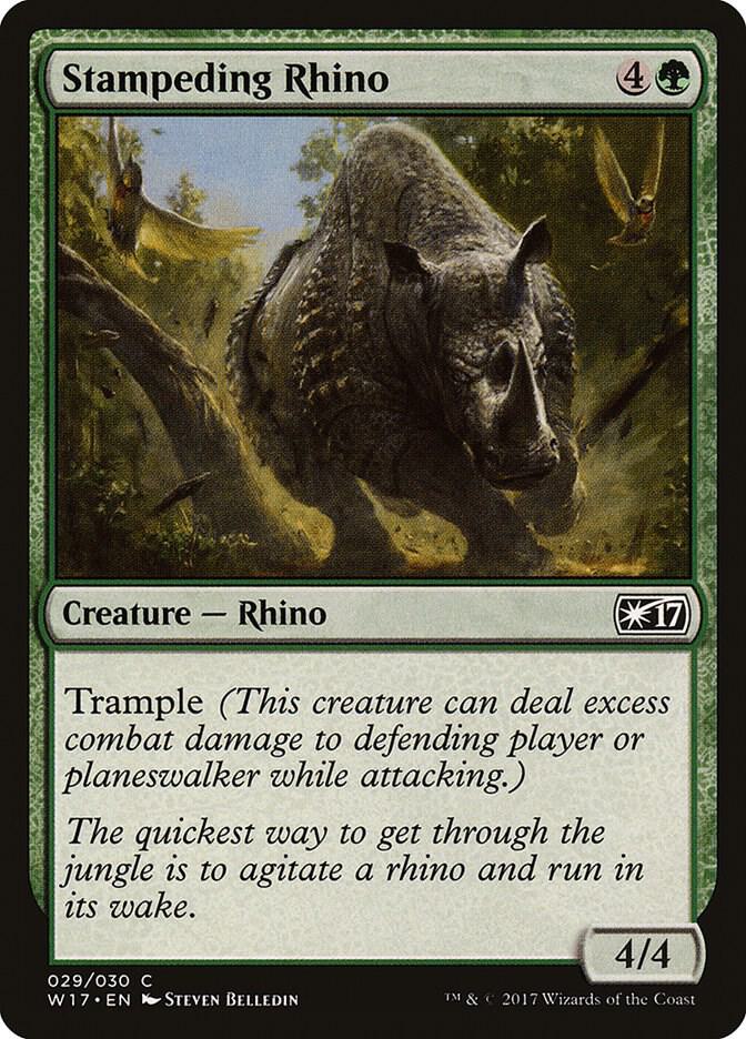 Stampeding Rhino (29) [Welcome Deck 2017]