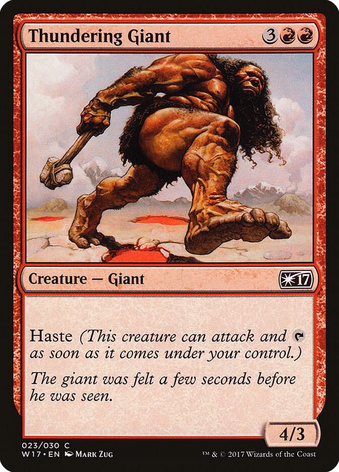 Thundering Giant (23) [Welcome Deck 2017]